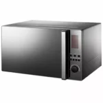 Hisense Microwave 45L Solo Digital, Grill Function, Handle, 5 Power Level, 8 Auto Menus, Cooking Timer, 360° Rotating Plate, Safely Lock, Black Mirror H45MOMK9