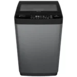 Hisense Washing Machine 8kg Fully Automatic, Top Load, Bubble Clean, Smart Fuzzy, Time Delay, Titanium Silver WTJA802T