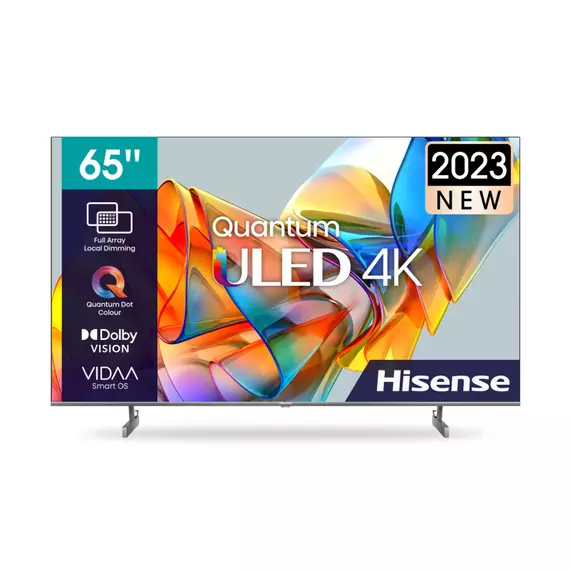 Hisense 65" ULED 4K Smart TV - Mini-LED, Dolby Vision HDR 10+, Dolby Atmos, Voice Control, Google TV, 65U6N-PRO. - Image 1