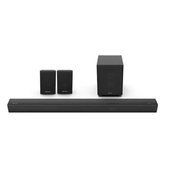 Hisense Home Theatre 7.1.2 ch Dolby Atmos with Wireless 8" Subwoofer + Wifi Function, 570W Output Power, 4K HDR Pass Thru, Powerful Bass U5120GW+ - Image 1