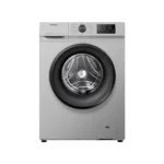 Hisense Washing Machine 6kg Automatic, Front Load, Snowflake Drum, Drum Clean, Silver WFVC6010S