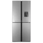 Hisense Refrigerator 392L 4 Cross Door with Water Dispenser, Total No Frost, Super Wide Space, LED Lighting, Multi Air Flow Technology H520FI-WD